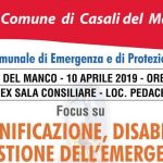 incontro Casali del Manco pianificazione disabilità e gestione delle emergenze