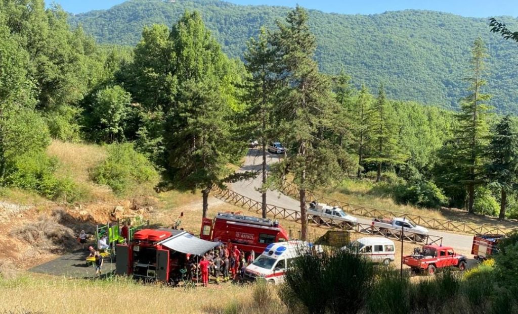 Esercitazione vigili del fuoco e croce rossa a Lecce 