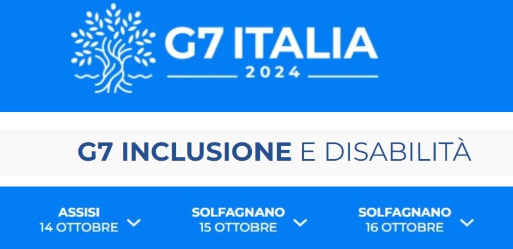 il 10 ottobre è stato presentato in conferenza stampa il programma del G7 Inclusione e Disabilità