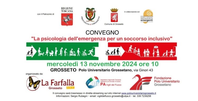 A Grosseto convegno la psicologia dell'emergenza per il soccorso inclusivo