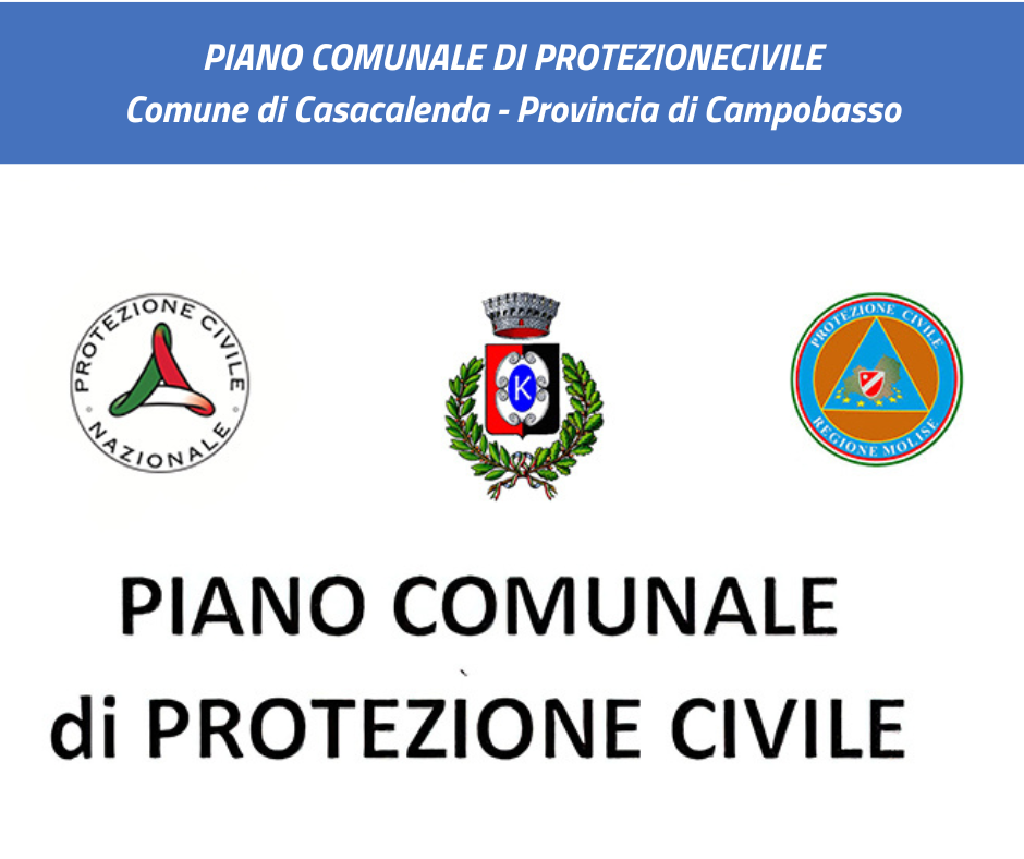 Comune di Casacalenda censimento vulnerabili nel Piano di Protezione Civile